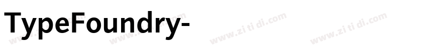 TypeFoundry字体转换