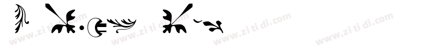 Ornaments字体转换