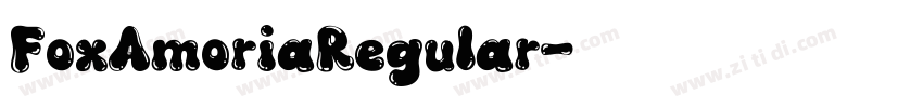 FoxAmoriaRegular字体转换