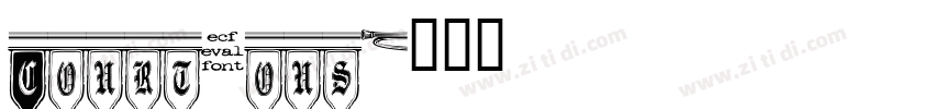 Courteous字体转换