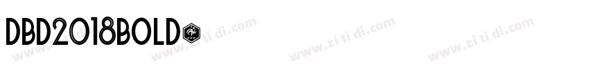 DBD2018Bold字体转换