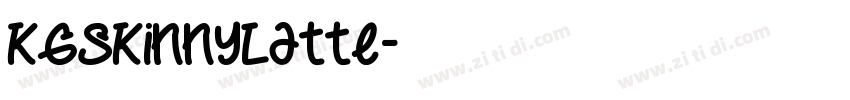 KGSKinnyLatte字体转换