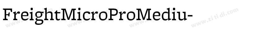 FreightMicroProMediu字体转换 FreightMicroProMediu字体转换