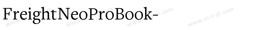 FreightNeoProBook字体转换 FreightNeoProBook字体转换