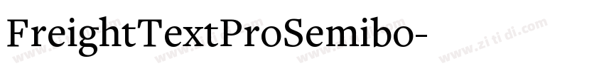 FreightTextProSemibo字体转换