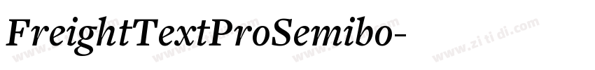 FreightTextProSemibo字体转换