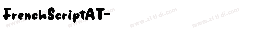 FrenchScriptAT字体转换