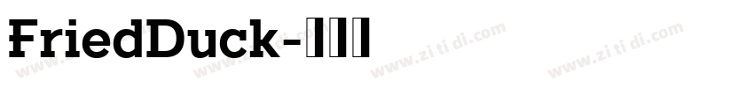 FriedDuck字体转换