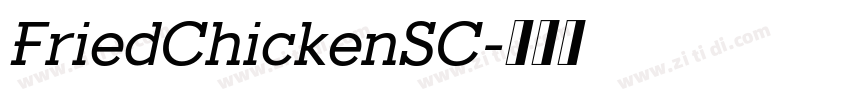 FriedChickenSC字体转换