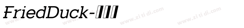 FriedDuck字体转换