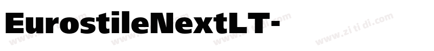 EurostileNextLT字体转换