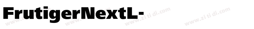 FrutigerNextL字体转换