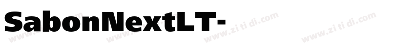 SabonNextLT字体转换
