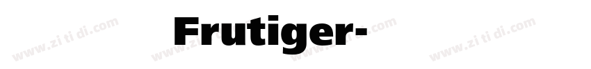 生物科技Frutiger字体转换