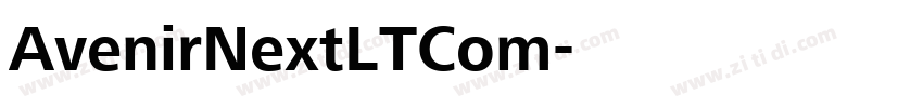 AvenirNextLTCom字体转换