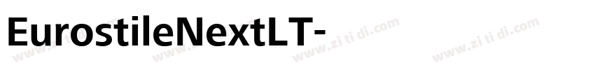 EurostileNextLT字体转换