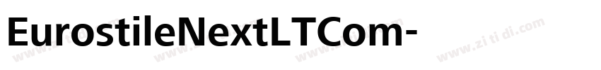EurostileNextLTCom字体转换