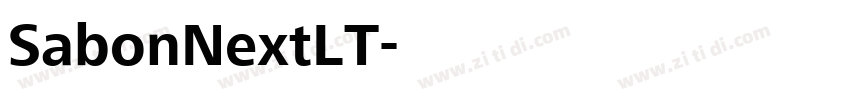 SabonNextLT字体转换