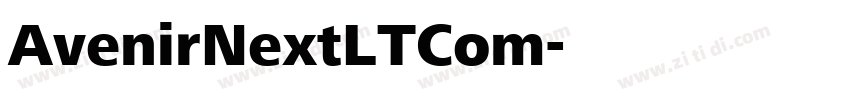 AvenirNextLTCom字体转换