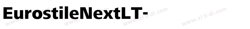 EurostileNextLT字体转换
