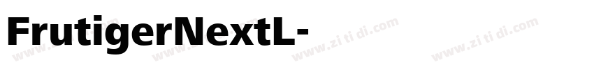 FrutigerNextL字体转换
