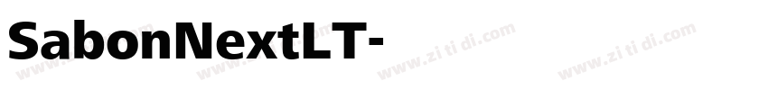 SabonNextLT字体转换