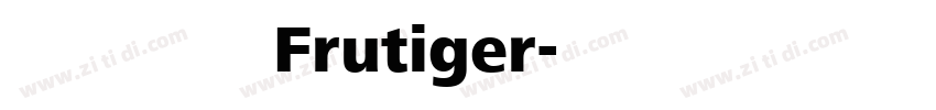 生物科技Frutiger字体转换