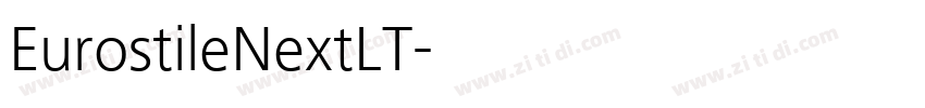 EurostileNextLT字体转换