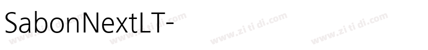 SabonNextLT字体转换