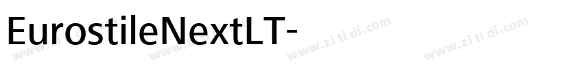 EurostileNextLT字体转换