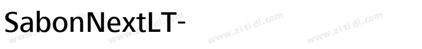 SabonNextLT字体转换