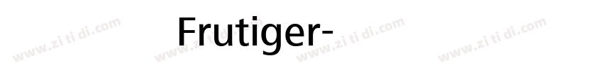 生物科技Frutiger字体转换