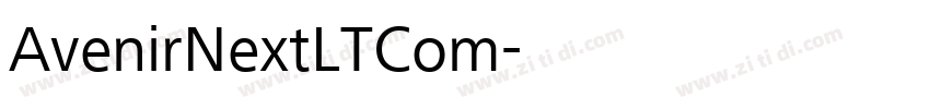 AvenirNextLTCom字体转换