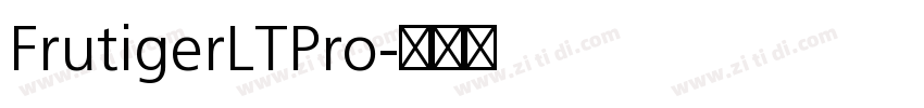 FrutigerLTPro字体转换