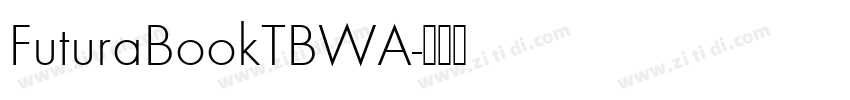 FuturaBookTBWA字体转换