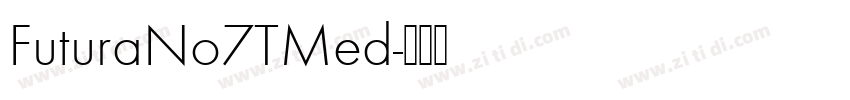 FuturaNo7TMed字体转换