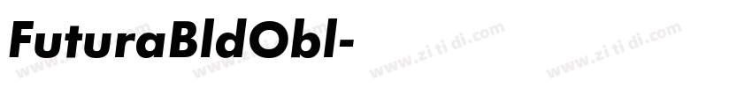 FuturaBldObl字体转换 FuturaBldObl字体转换