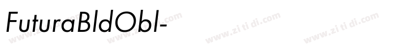 FuturaBldObl字体转换 FuturaBldObl字体转换