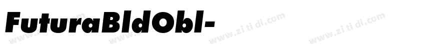 FuturaBldObl字体转换 FuturaBldObl字体转换
