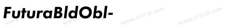 FuturaBldObl字体转换 FuturaBldObl字体转换