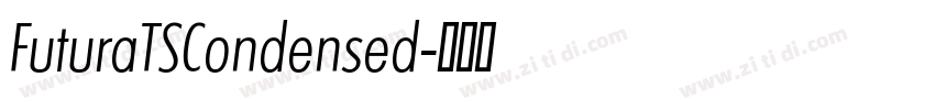 FuturaTSCondensed字体转换