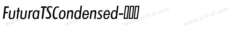FuturaTSCondensed字体转换