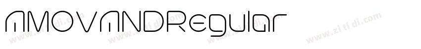 AMOVANDRegular字体转换 AMOVANDRegular字体转换