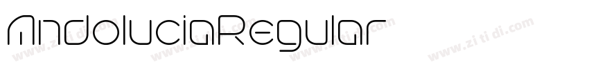 AndoluciaRegular字体转换