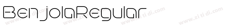 BenjolaRegular字体转换 BenjolaRegular字体转换