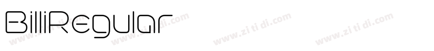 BilliRegular字体转换 BilliRegular字体转换