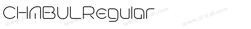 CHABULRegular字体转换 CHABULRegular字体转换