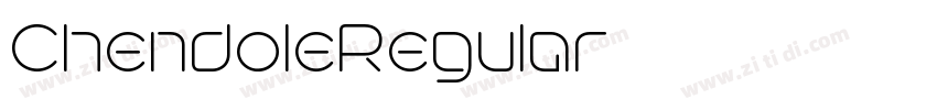 ChendoleRegular字体转换 ChendoleRegular字体转换