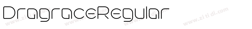 DragraceRegular字体转换 DragraceRegular字体转换