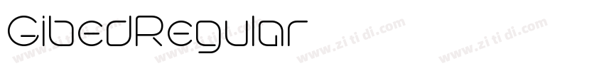 GibedRegular字体转换 GibedRegular字体转换